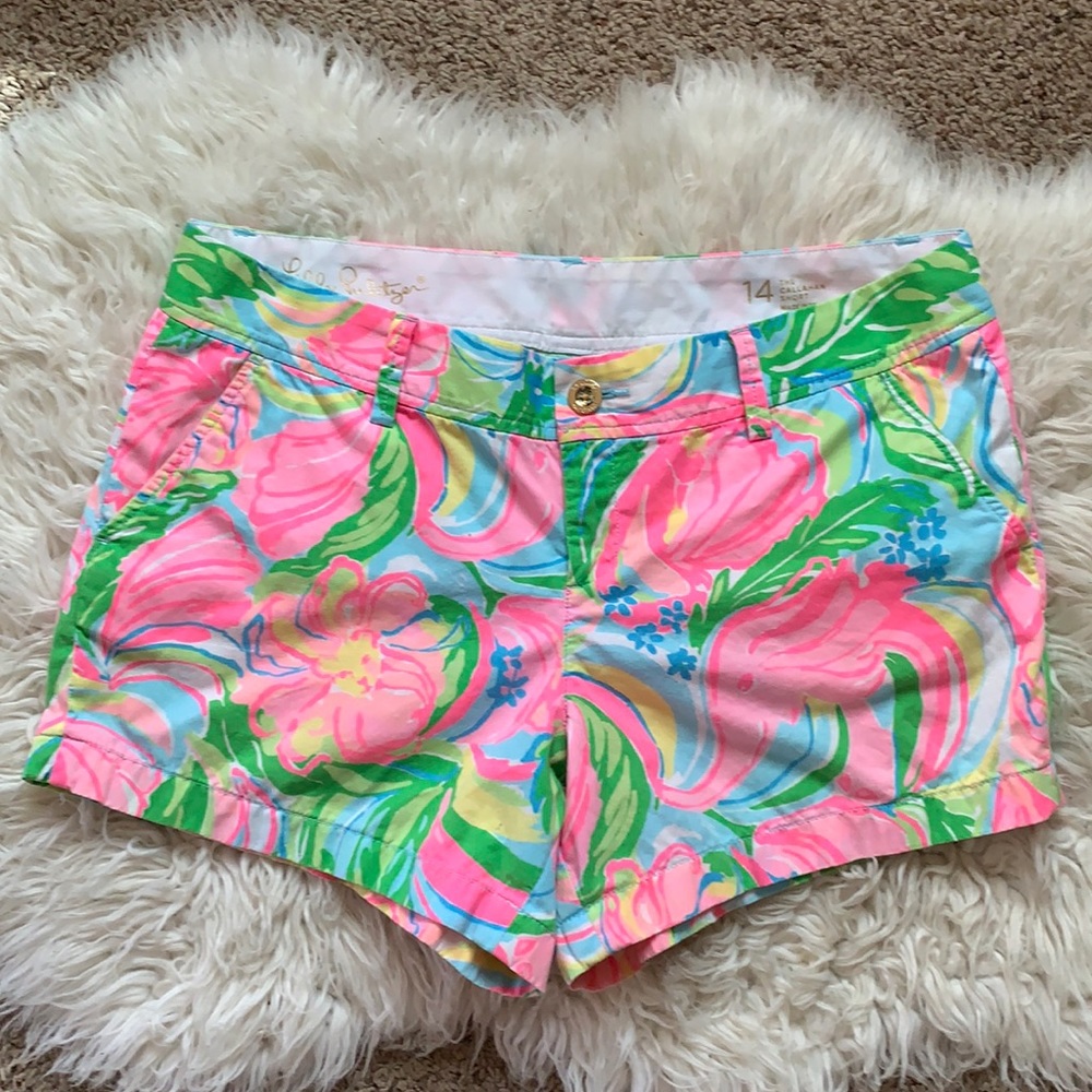 Lilly Pulitzer Callahan Shorts Size 14